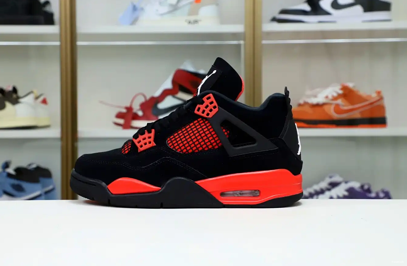 AIR THUNDER' 'RED RETRO JORDAN 4 0606